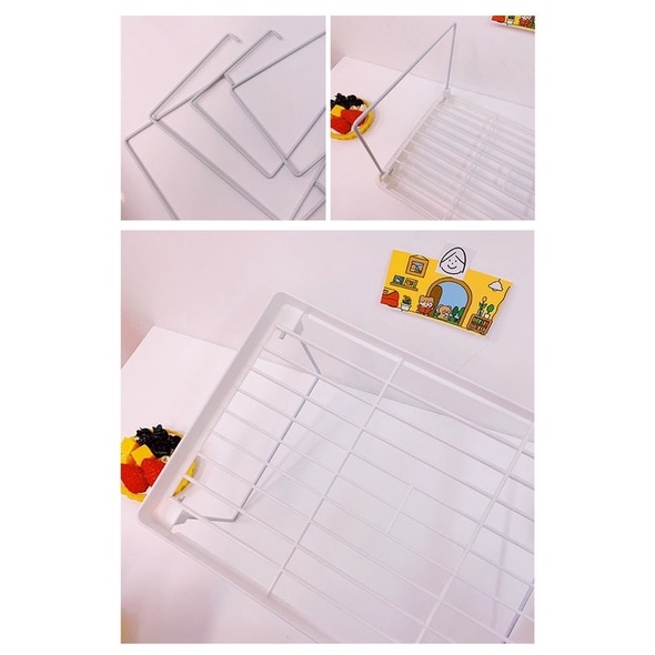 LIN097 - Rak Meja Lipat Rak Stationery Storage Desk Organizer Rak Mini Meja Kerja