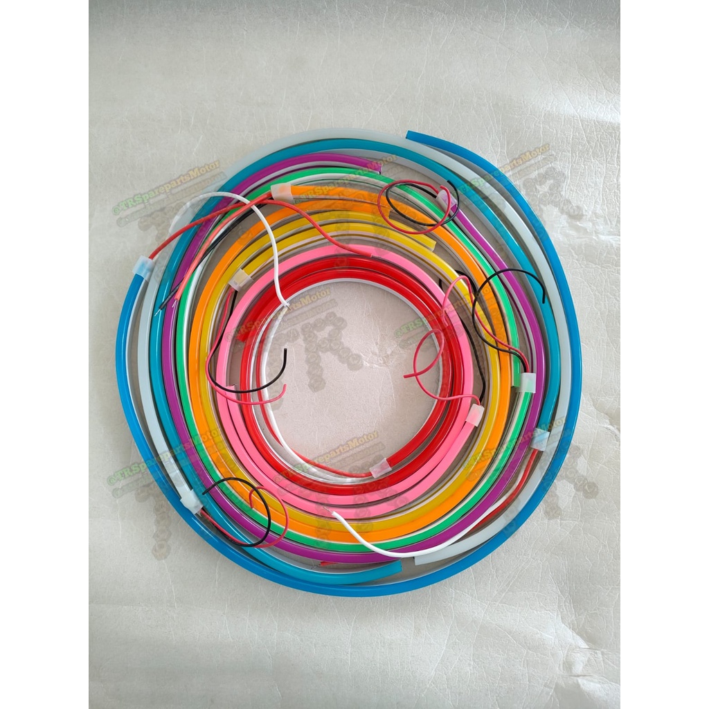 Lampu Alis Led Fleksibel untuk motor Panjang 60 cm