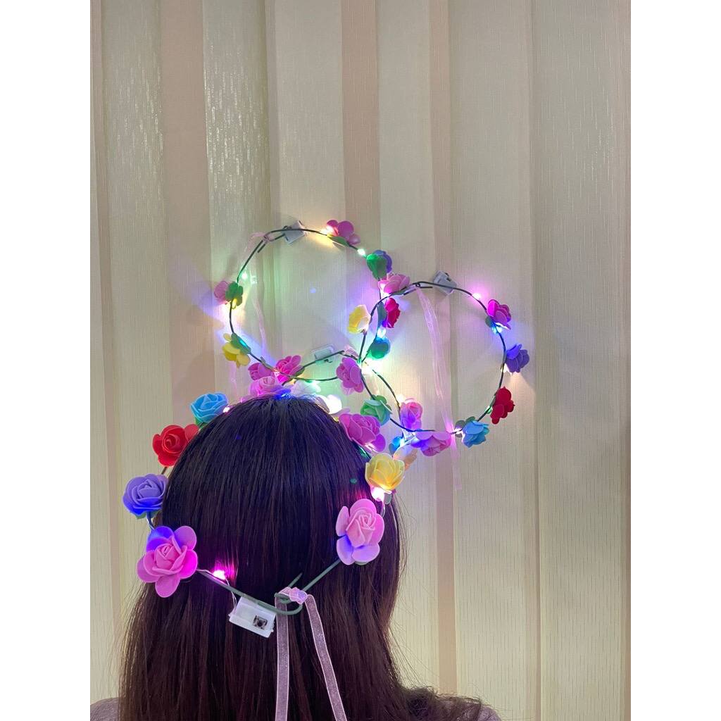 BANDO FLOWER CROWN / BANDO MAHKOTA BUNGA LINGKAR / BANDO BUNGA LINGKAR / FLOWERCROWN / BANDO CANTIK MURAH