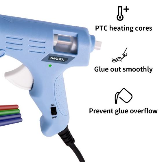 

Deli Paket Lengkap Lem Tembak - Glue Gun 20W + Isi Glue Stick 10 Pcs