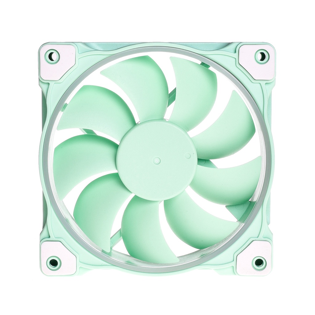 FAN ID-COOLING ZF-12025 PASTEL MINT GREEN | 120mm White LED PWM Fan