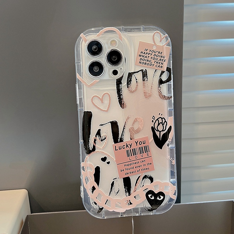 Shockproof Airbag Silikon Soft Case Iphone14 Plus iPhone 11 Pro Max12 13 14 Pro Max iPhone 11sarung Cewek Teddy Bear Bumper