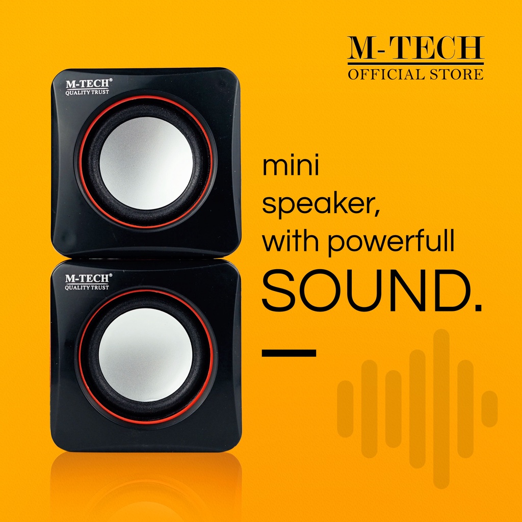 Speaker M-Tech Original Multimedia PC Komputer Laptop MT-02