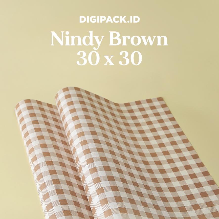 [Digipack] Nindy Brown Food Wrap 30 x 30 | Tray Mat