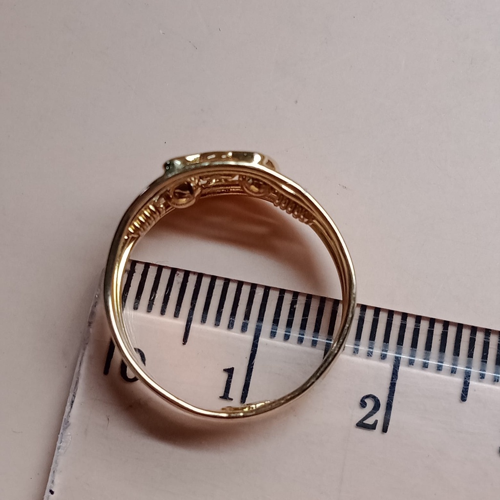 Cincin emas 17K - 2.1 gr kadar 750 - 3919