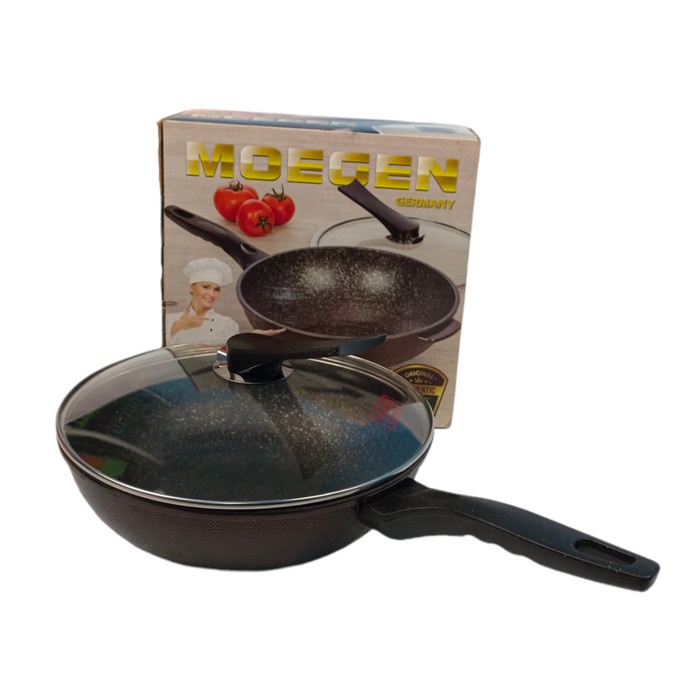 Jual Wok Pan Moegen Germany Marble Coating Cm Shopee Indonesia