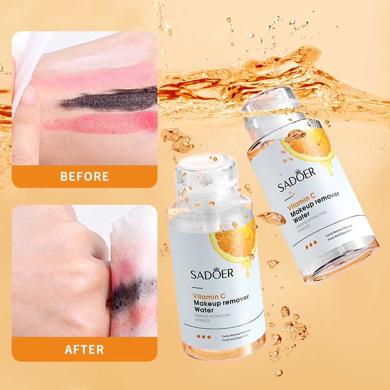 SADOER  Makeup Remover Gentle Care Refreshing Deep Clean Pori Vitamin C