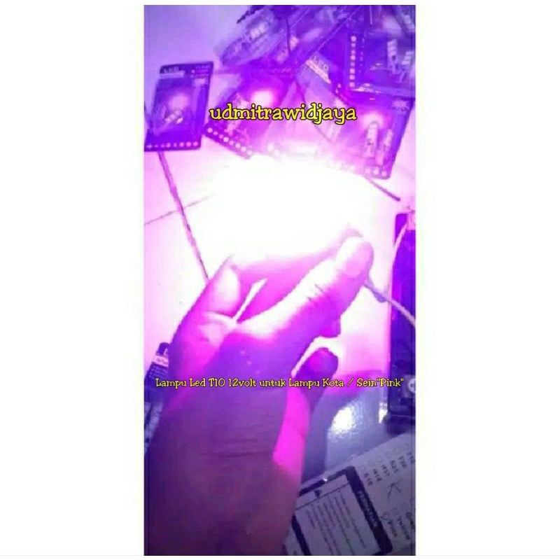 Lampu led jelly 12v mode diam Lampu Kota / Lampu SEIN / RETENG Reting Lampu T10 12volt mode diam untuk sein motor