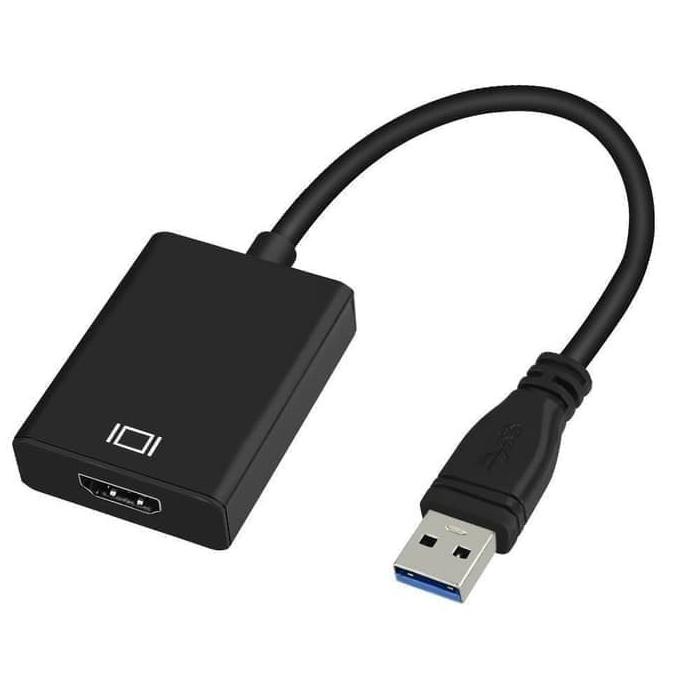 FREE ONGKIR CONVERTER USB 3.0 TO HDMI, CONECTOR USB 3.0 TO HDMI NYK DLL