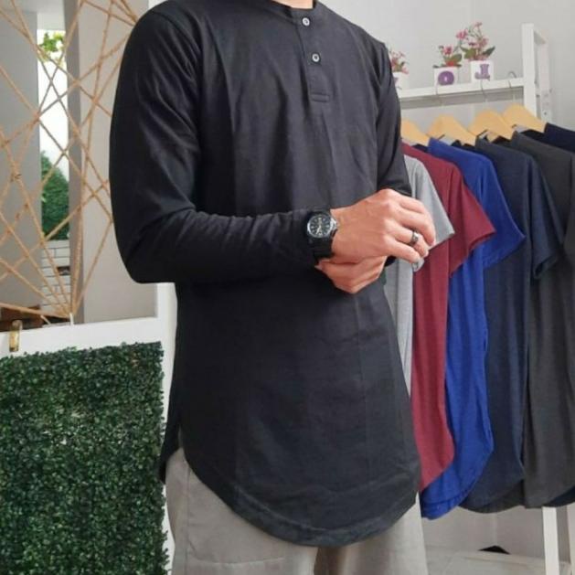 kaos kurta lengan panjang