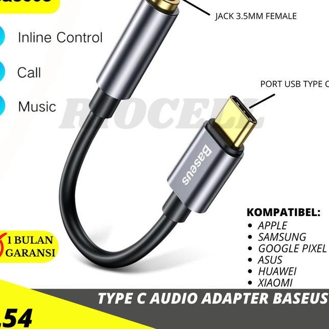 IPAD PRO Type C Audio Converter to Jack 3.5mm headset Biasa