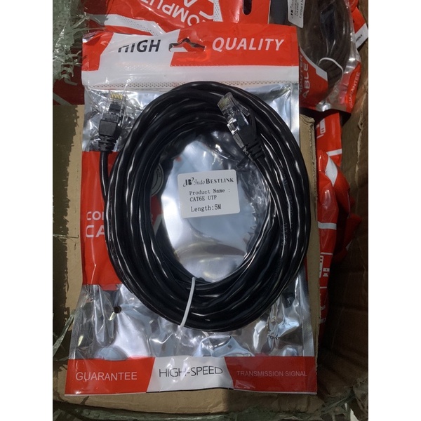 kabel LAN 5m cat6 UTP cable Lan 5 meter High Quality / KABEL LAN CAT6 5 METER NYK