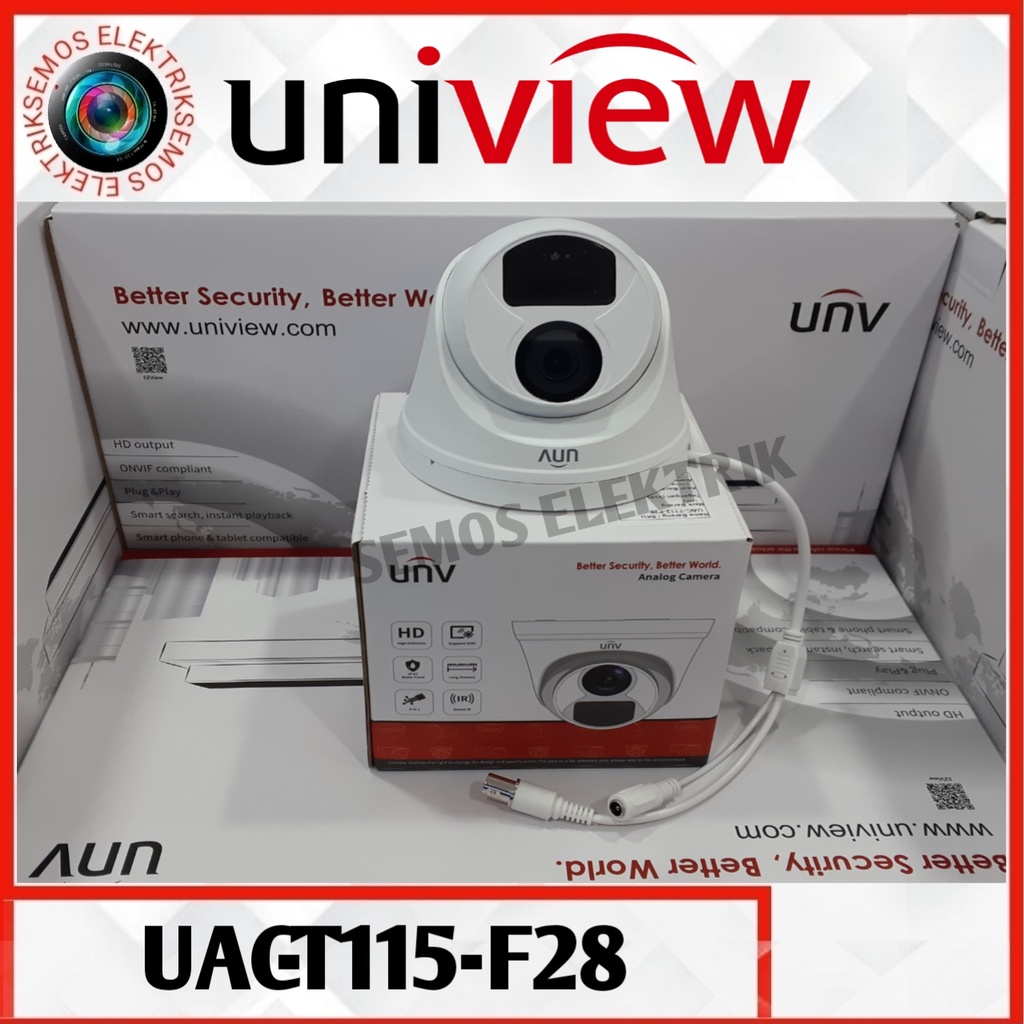 Kamera CCTV Indoor 5MP Night Vision Uniview UAC-T115-F28 UNV 5MP