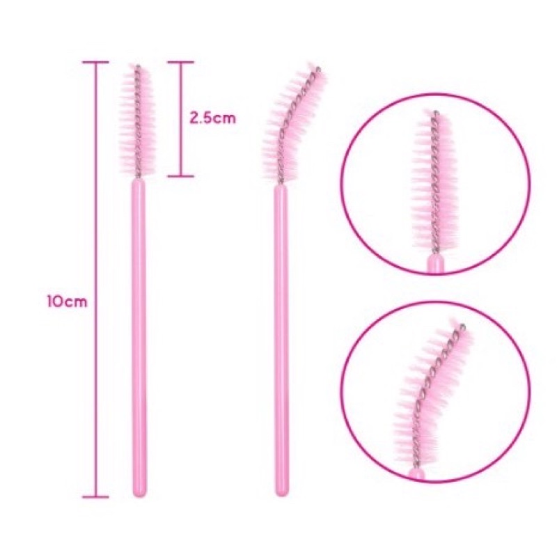 Sisir Kuas Maskara Spoolie Brush Sikat Eyelash Extention Bulu Mata Alis Eyebrow Make Up || Alat Kcantikan Wanita Barang Unik Murah Lucu
