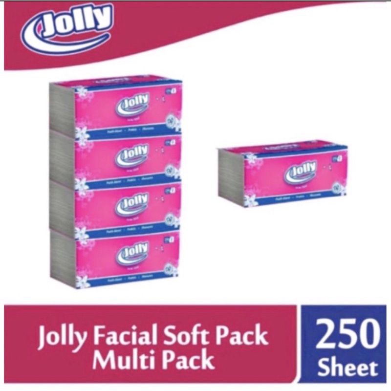 Tissue Jolly 2ply 250 sheet