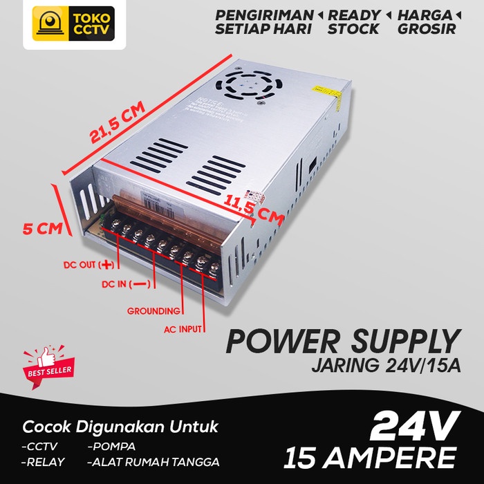 Power Supply Power Supply 24V/15A Switching