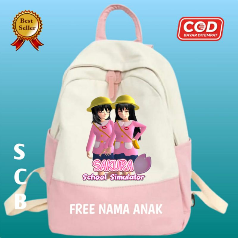Tas Ransel Anak Sekolah Sakura school simulator
