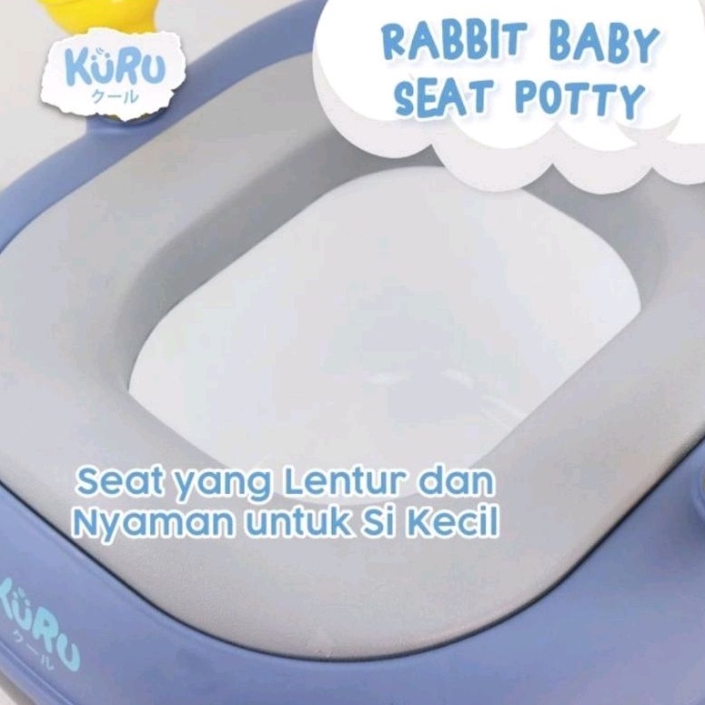 KURU Potty Train Rabbit Girl Series / Potty Training Anak Motif Kelinci