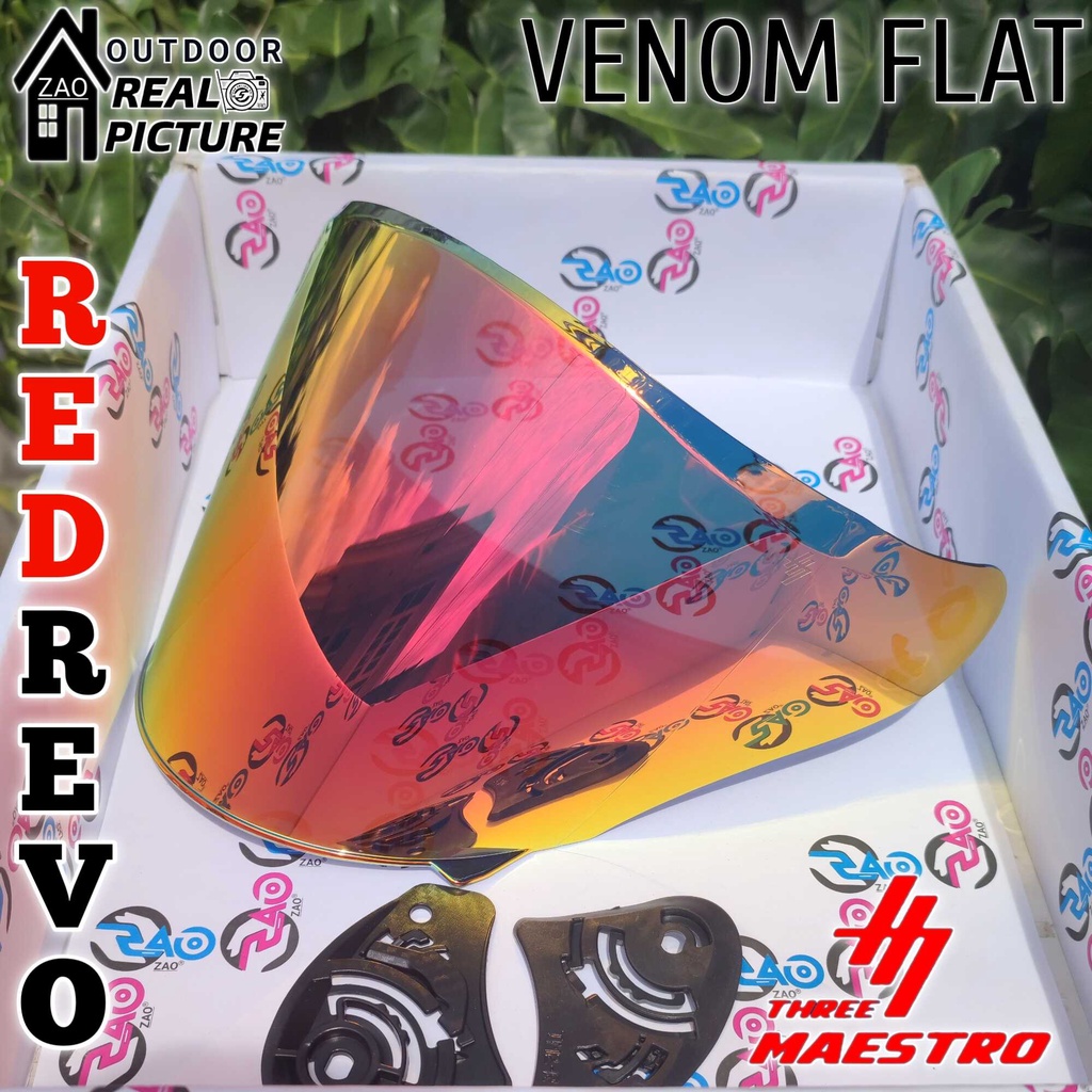 Kaca Helm KYT Maxi Visor Helmet FLAT venom open all varian semua ukuran tm2