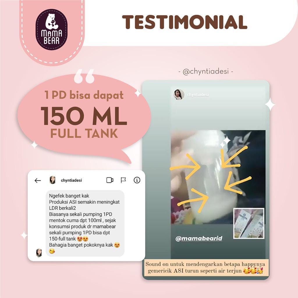 MamaBear Mama Bear AlmonMix Almon Mix Susu Almond + Katuk Pelancar Asi Booster /ASI BOOSTER DAUN KATUK