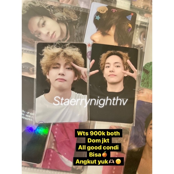 taehyung sowoozoo dvd bluray photocard pc rpc