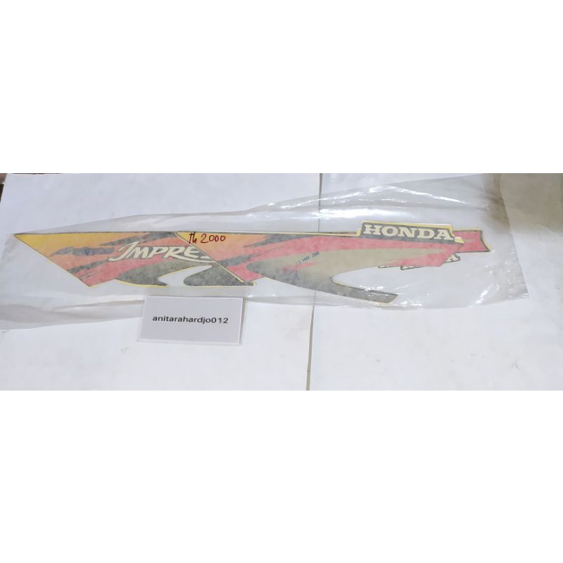 Striping Body Honda Astrea Impressa Tahun 2000