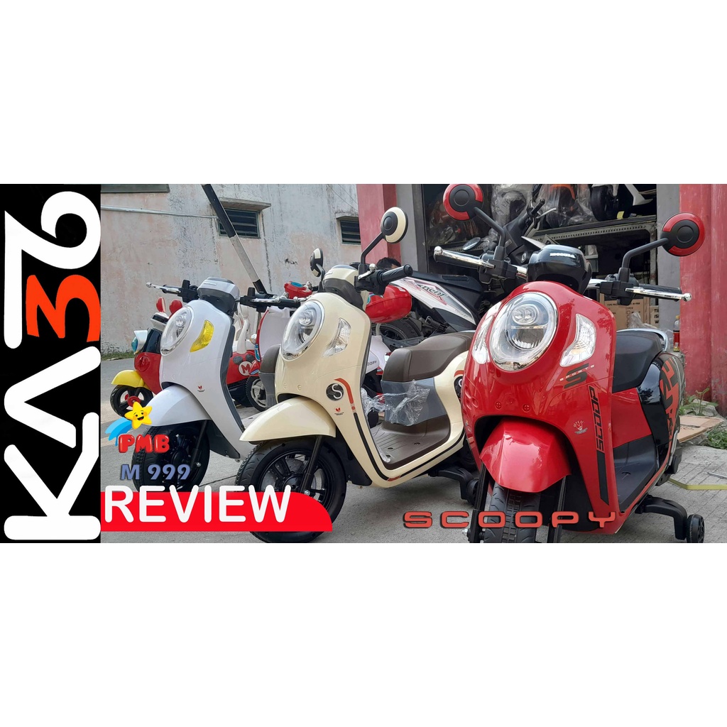 Jual Mainan Motor Aki Anak Honda Scoopy PMB M-999 Lisensi | Shopee