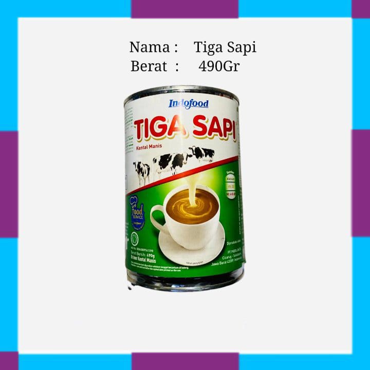

Susu Kaleng Kental Manis Tiga Sapi