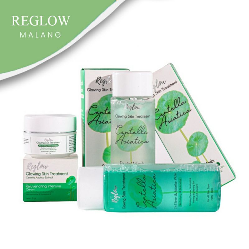 PAKET REGLOW GLOWING SKIN TREATMENT ORIGINAL SKINCARE | GLOW ACNE DAILY
