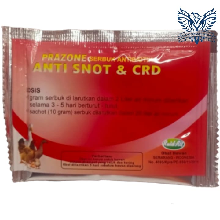 Obat Anti Snot 1 Pcs Serbuk CRD Prazone Pilek Ayam, Burung, Bebek dan Unggas Lainnya