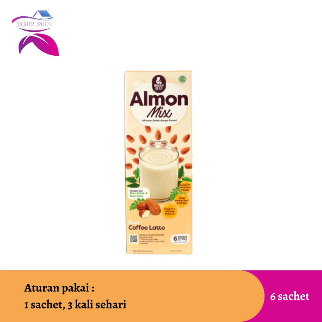 MamaBear AlmonMix Minuman Serbuk Almond Dengan Daun Katuk