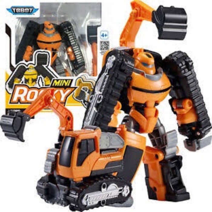 Mainan Tooboot Robot Robotan Murah Robot Torbot Mini Rocky Zero Apache - excavator/ beko