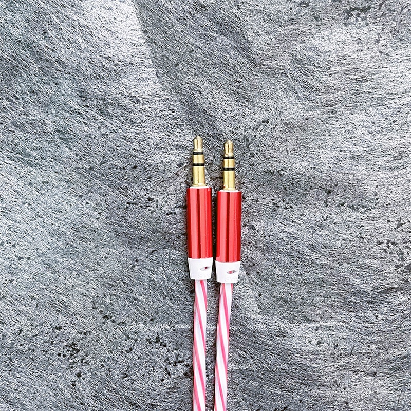 【CB020】Kabel aux Audio 1-1 jack speaker 3.5mm 1M kwalitas bagus plus packing