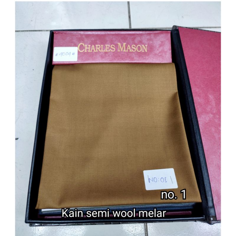 Kain Celana /Bahan Celana semi wool Stretch Charles Masson(hrg perCelana)