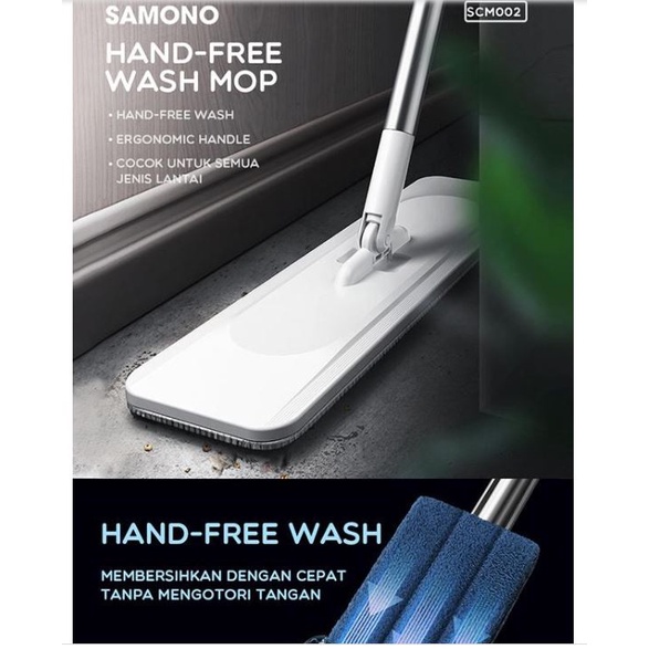 Pel SAmono SCM002 Ergonomic Handle Hands Free Wash Mop