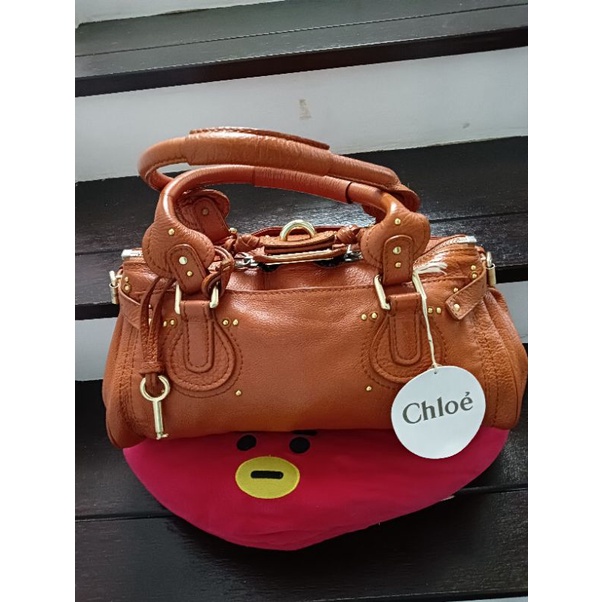 TAS CHLOE PADDINGTON KULIT ASLI COKLAT
