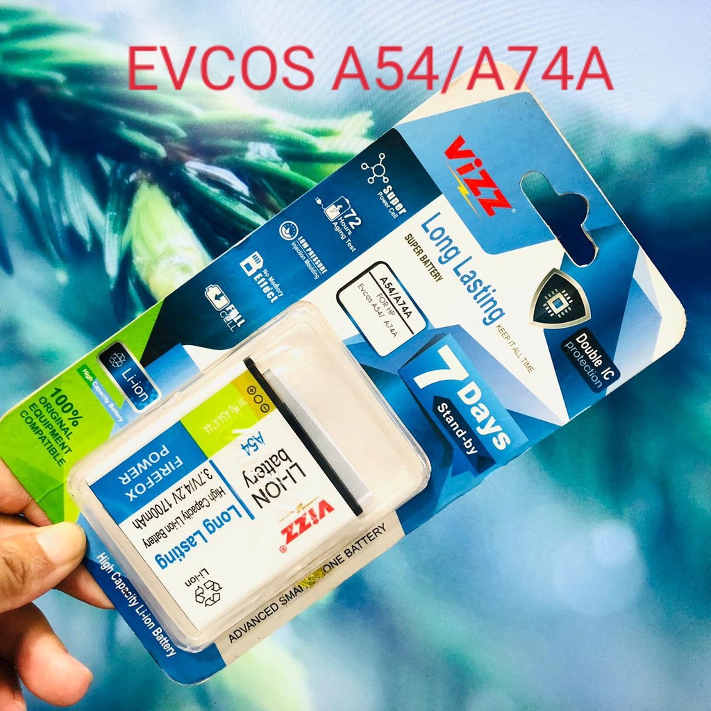 GROSIR BATERAI VIZZ DOBEL POWER EVERCOSS A75/ EVERCOSS A66A/ EVERCOSS A26C/ EVERCOSS A7T/ EVERCOSS A7K/ EVERCOSS A7S/ EVERCOSS A7A/ EVERCOSS A12/ EVERCOSS A33A/ EVERCOSS A28A/ EVERCOSS A54-A74A/ EVERCOSS BL 4LC