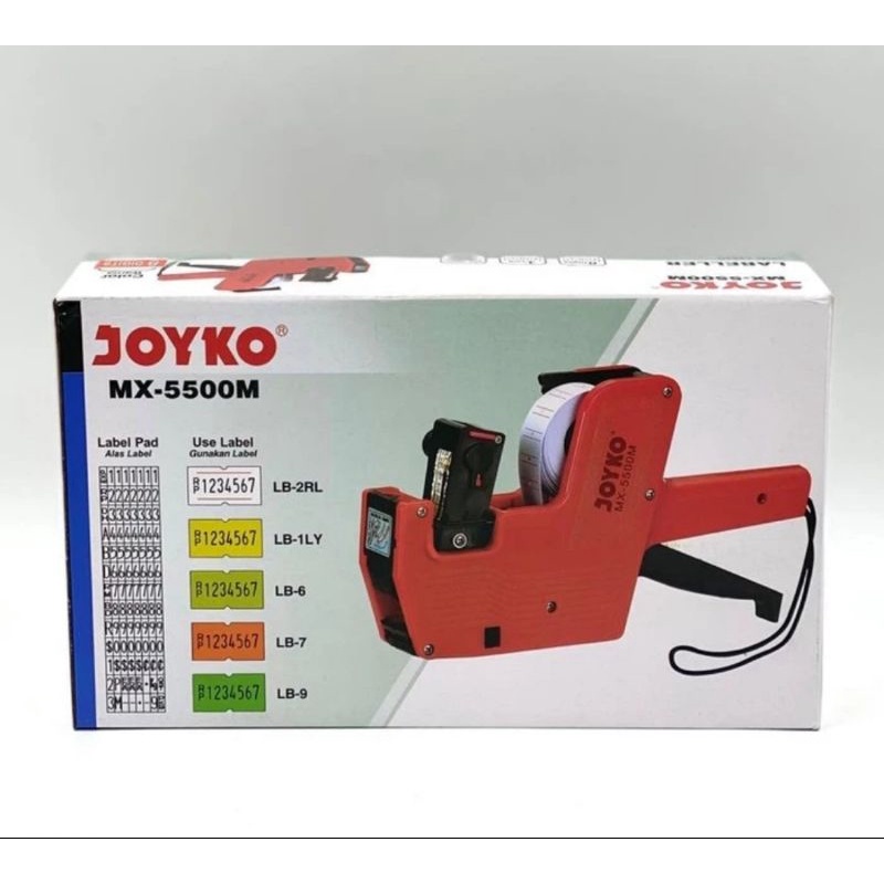 

Alat Mesin Label Harga / Price Labeller Joyko 1 Baris 8 Digit MX-5500M