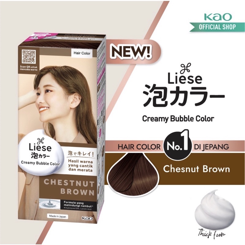 Liese Bubble Hair Color Foam Cat Pewarna Rambut Permanent / Hair Dye - Perawatan / Treatment Rambut 