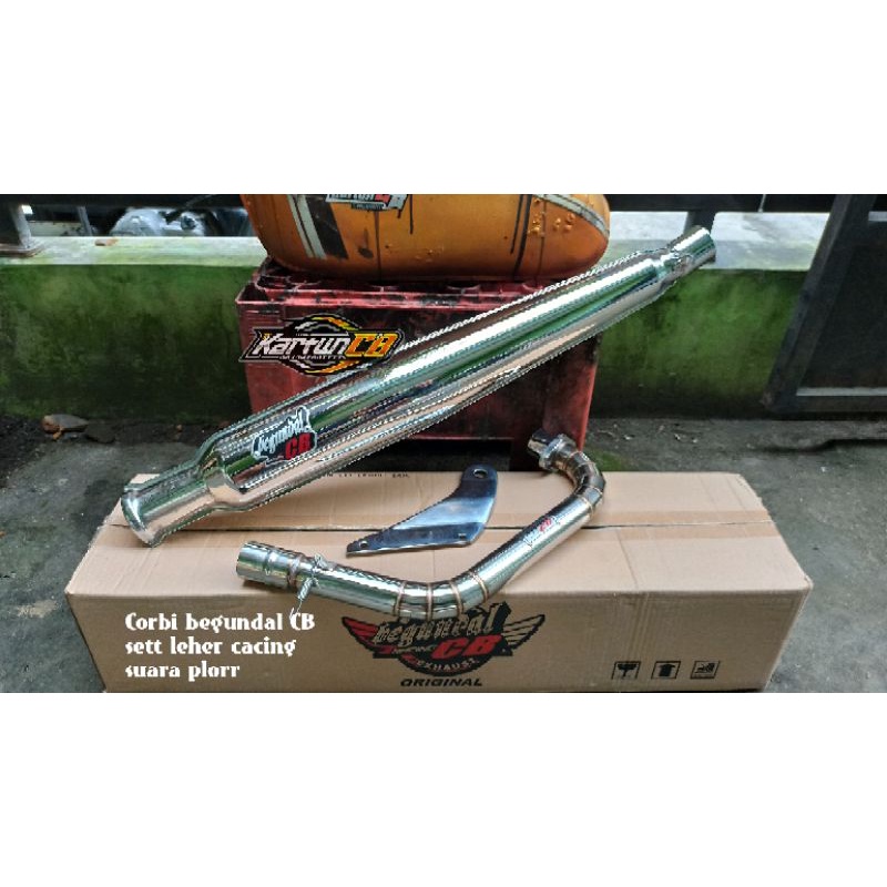 Knalpot corbi autobot dan corbi krum begundal CB suara bass dan plorr sarangan bisa dilepas mempermu