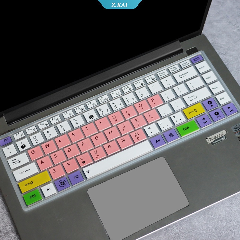 Asus X452E X455LF4005 X455YI K45VD A45VM 14 &quot;cover Pelindung Keyboard Komputer Bahan Silikon Tahan Air