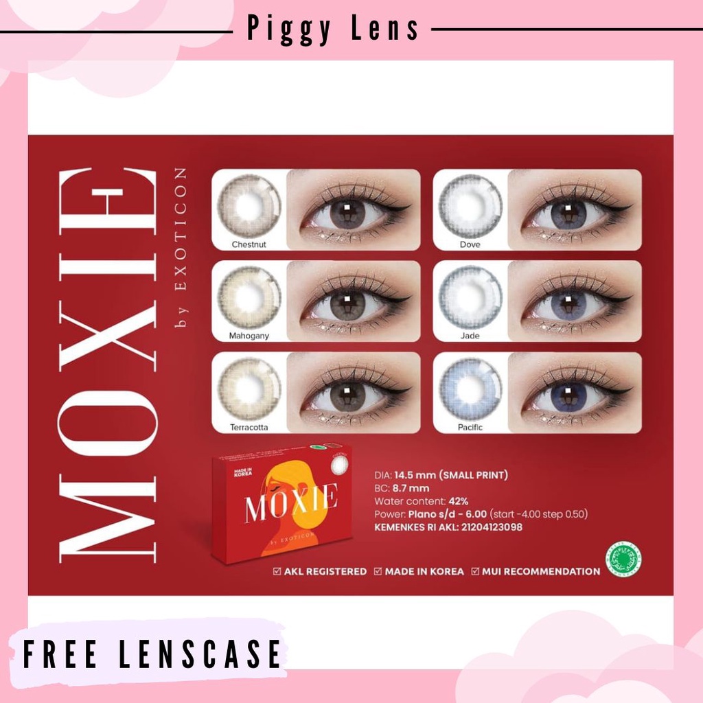 SOFTLENS X2 MOXIE DIA 14.5MM MINUS 4.50 SD 6.00 + FREE LENSCASE