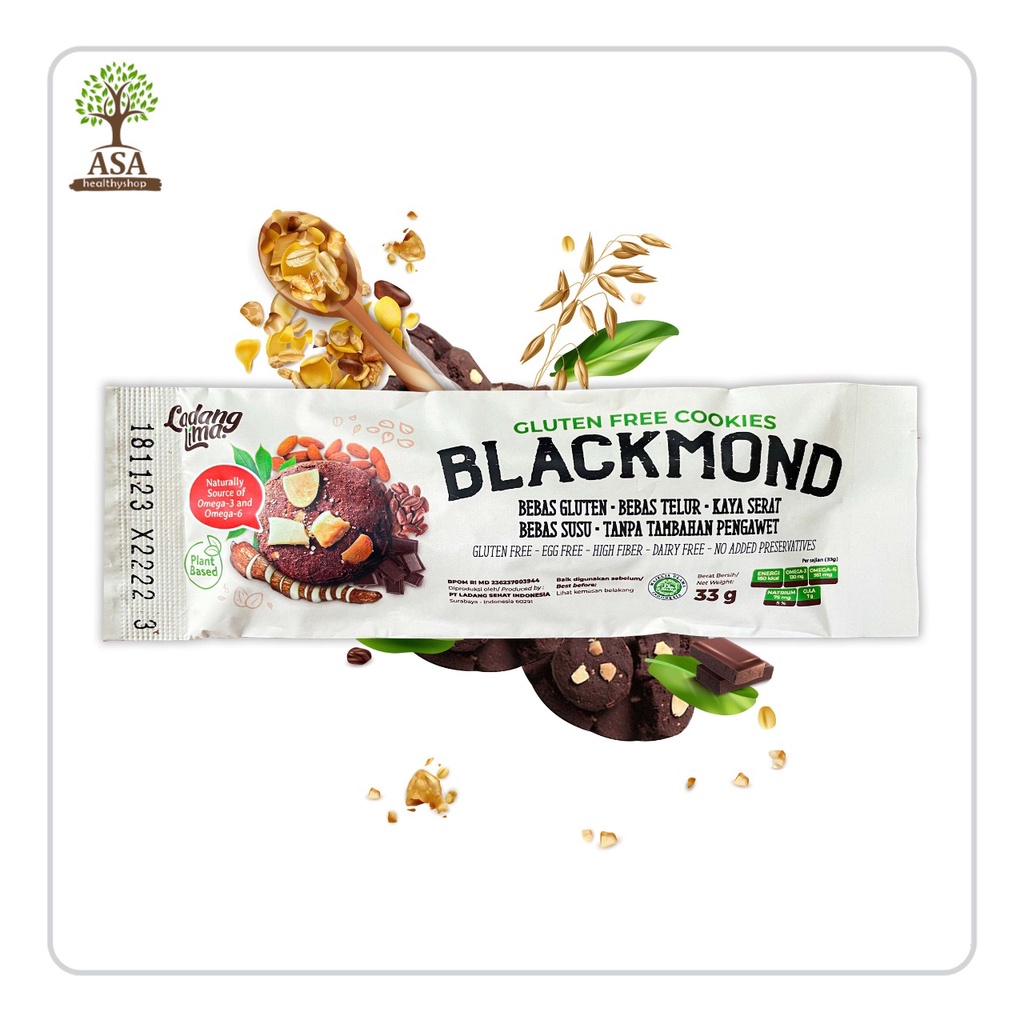 Ladang Lima Blackmond Cookies Sachet 33gr