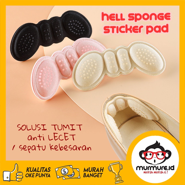 Jual MURMURE.ID | INSOLE SEPATU WANITA KEBESARAN TUMIT ANTI LECET BUSA ...
