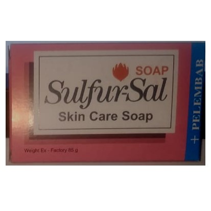 Sulfur Sal Soap 85gr Sabun Batang Sulfur