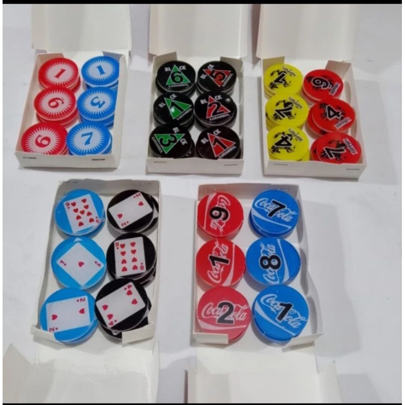 Koin karambol 2 lapis / Koin karambol double