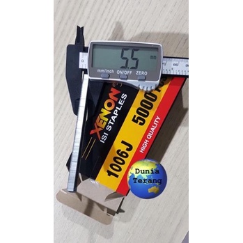 

ゾ Refill Isi Staple Gun 3in1 1006J XENON 5000pcs / Isi u Alat Staples Tembak Air Stapler Nailer Blow ポ