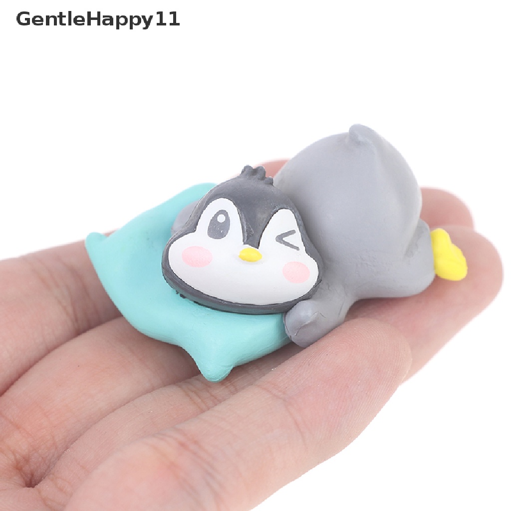Patung Miniatur Pinguin GentleHappy Lucu Fun Patung Kecil Untuk Taman Peri Gnomes id