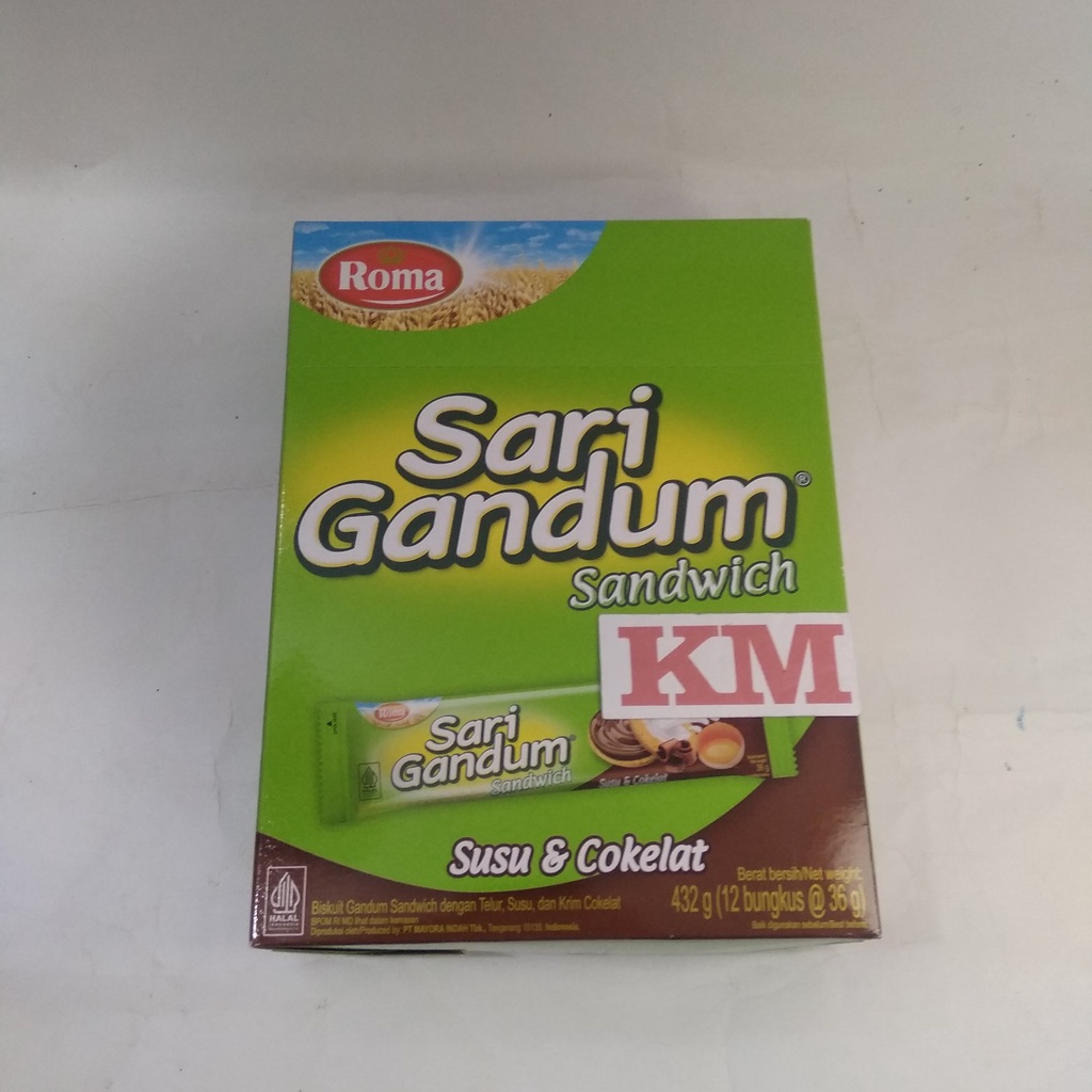 

(PAK) SARI GANDUM SA SUSU & COKELAT 36GRAM