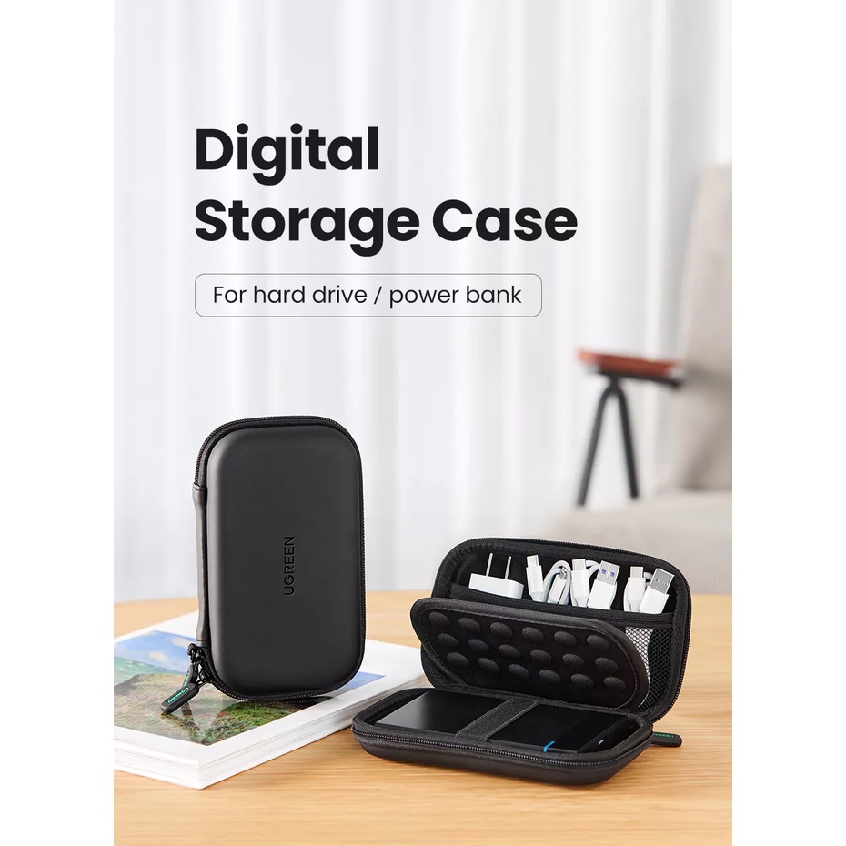 UGREEN Travelling Storage Case Accesories Hp Macbook Laptop Waterproof MultiFungsi